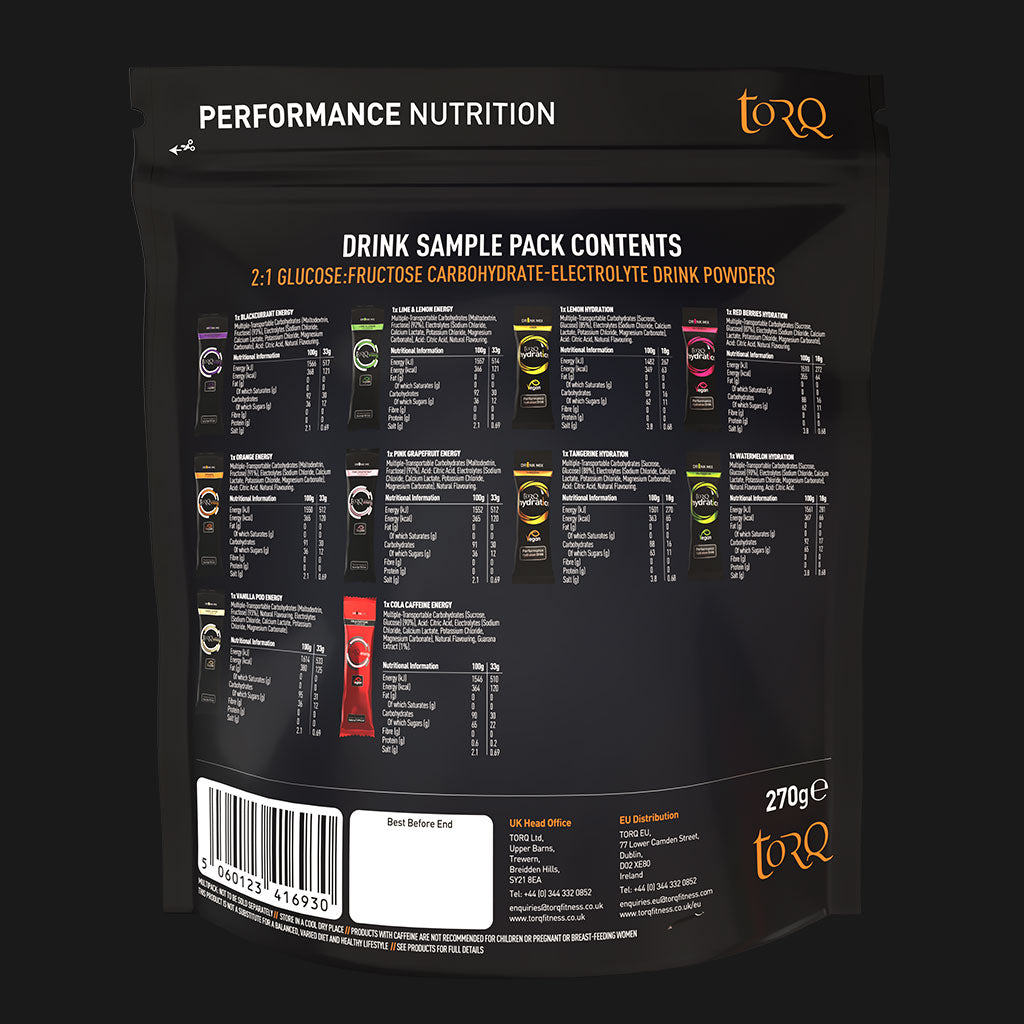 TORQ 10 Energy & Hydration Drink Sample Pack
